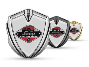 Jeep Emblema Fender Badge Aspetto Corse Splendente